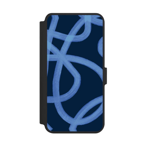 Samsung Galaxy S25+  NIVOflip Laced Up Tones of Blue