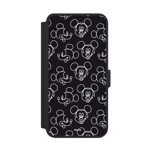 Samsung Galaxy S25+  NIVOflip Disney Mickey Faces Black Line Art Pattern
