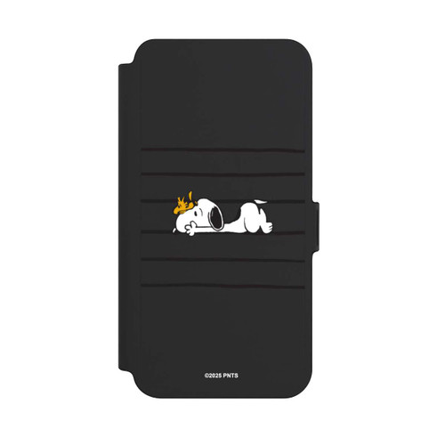 Samsung Galaxy S25+  NIVOflip Snoopy Woodstock Stripes Peanuts Transparent