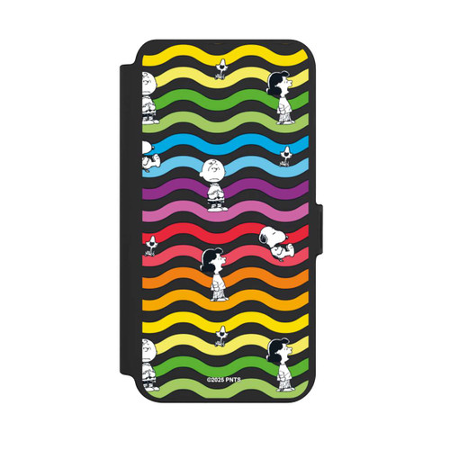 Samsung Galaxy S25+  NIVOflip Snoopy Pattern Rainbow Transparent