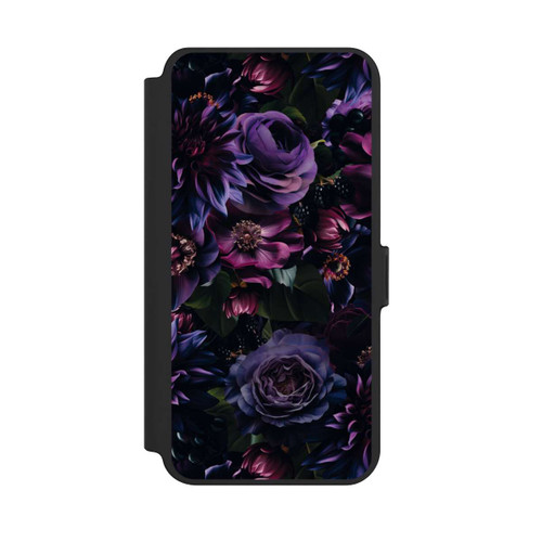 Samsung Galaxy S25+  NIVOflip Dunkle Lila Blüten 