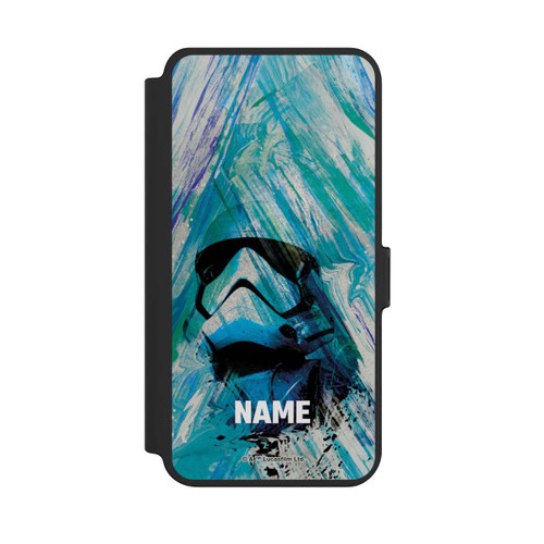 Samsung Galaxy S25+  NIVOflip Stormtrooper Watercolor Personalisierbar