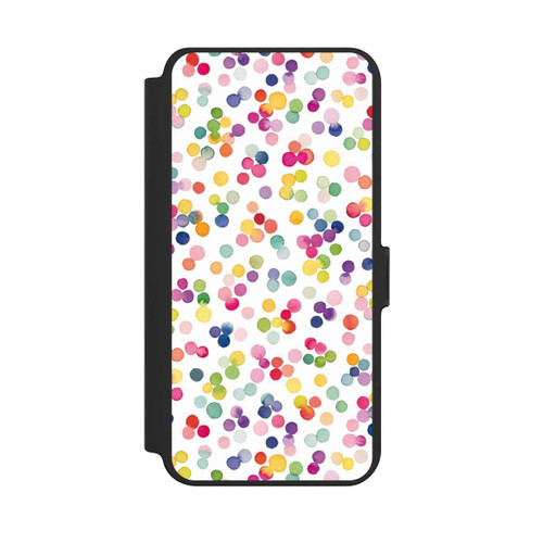 Samsung Galaxy S25+  NIVOflip Watercolor Dots Colorful