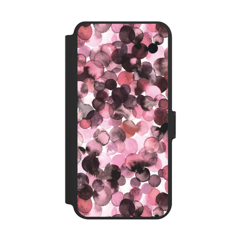 Samsung Galaxy S25+  NIVOflip Purple Dots Watercolor
