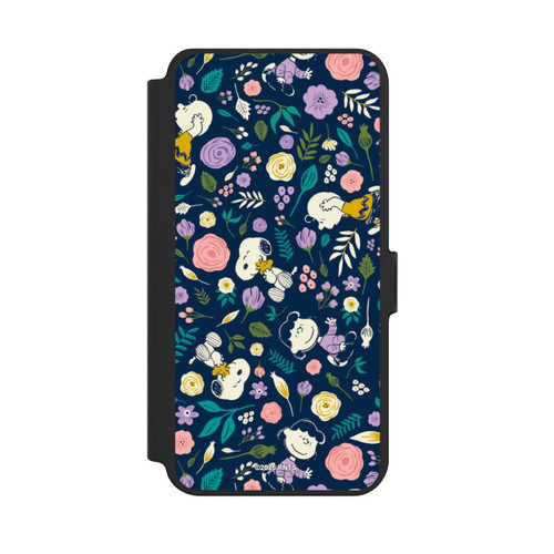 Samsung Galaxy S25+  NIVOflip Peanuts Dark Flower Pattern