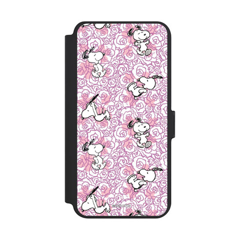Samsung Galaxy S25+  NIVOflip Peanuts Pink Roses Pattern