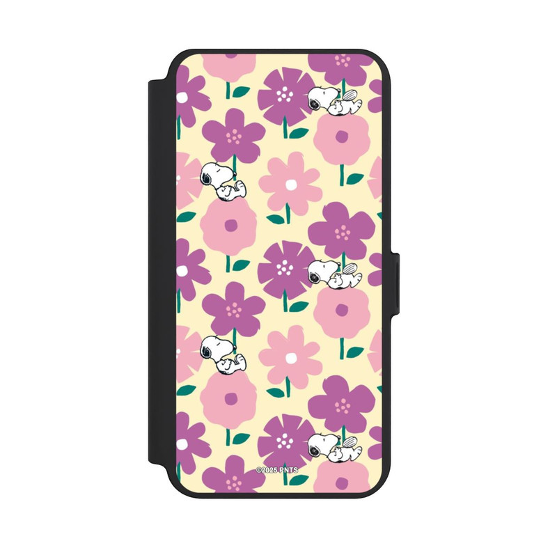 Galaxy S25 + NIVOflip Peanuts Flower Pattern Yellow