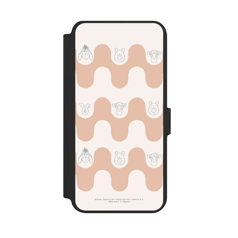 Galaxy S25 + NIVOflip Winnie Puuh und Freunde Wellenmuster