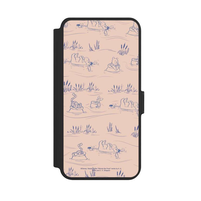 Galaxy S25 + NIVOflip Winnie Puuh Keramik Muster Brücke Pink