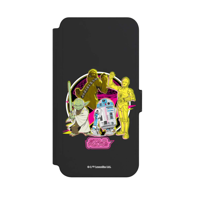 Galaxy S25 + NIVOflip Star Wars Heroes Neon