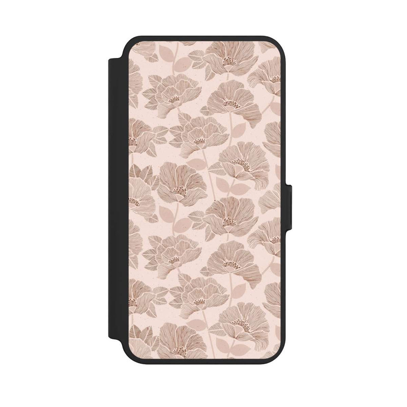 Galaxy S25 + NIVOflip Brown Floral Block