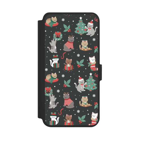 Samsung Galaxy S25+  NIVOflip Weihnachtliche Kätzchen