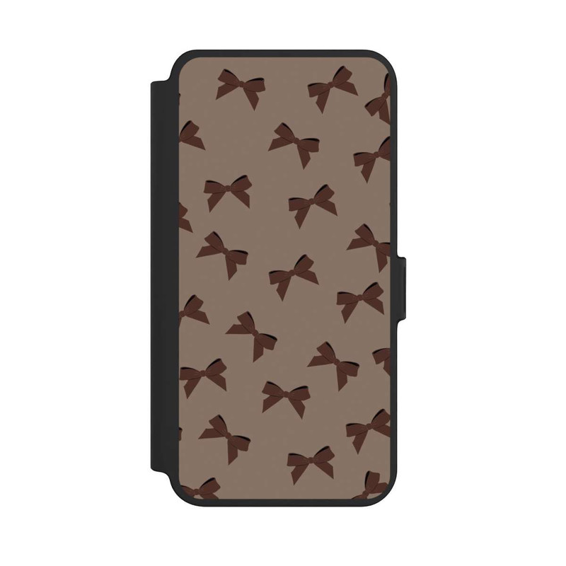 Galaxy S25 + NIVOflip Christmas Bow Pattern