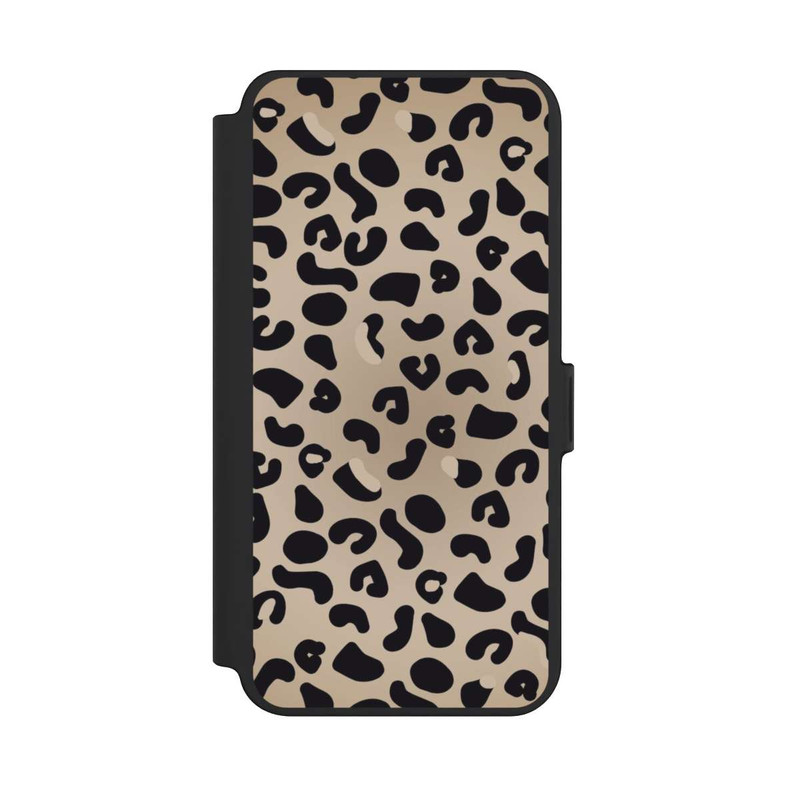 Galaxy S25 + NIVOflip  Gepardenmuster hellbraun