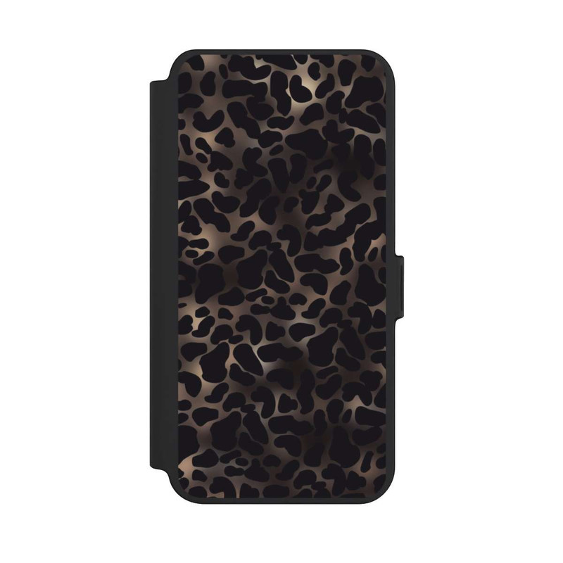 Galaxy S25 + NIVOflip Leo-Muster dunkel