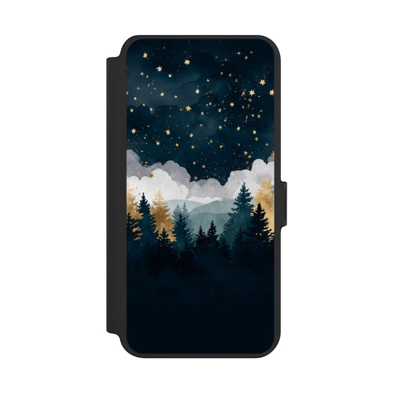 Galaxy S25 + NIVOflip Indigo Night Forest