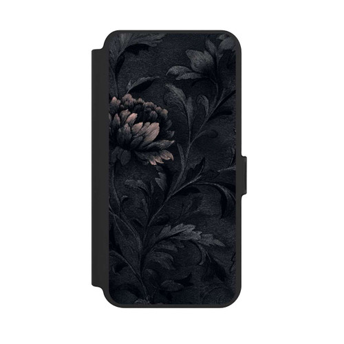 Samsung Galaxy S25+  NIVOflip Dunkles Blumenmuster Vintage
