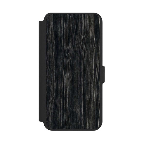 Samsung Galaxy S25+  NIVOflip Dunkle Holzstruktur