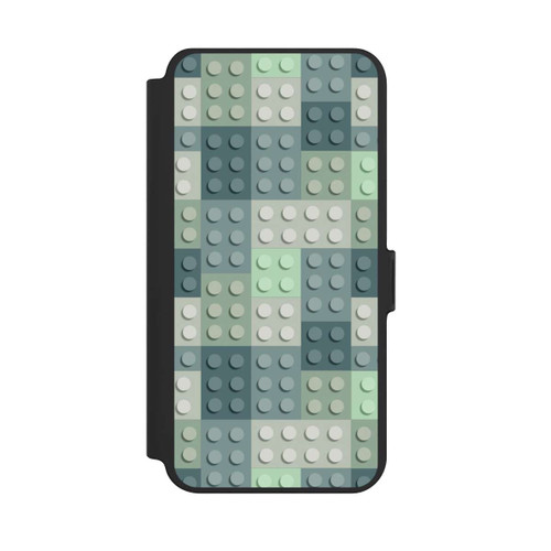 Samsung Galaxy S25+  NIVOflip Green Blocks Pattern