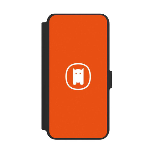 Samsung Galaxy S25+  NIVOflip Nivocase Logo Orange