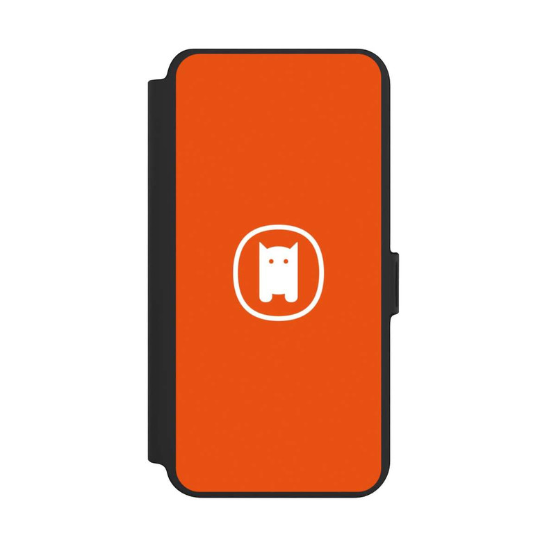 Galaxy S25 + NIVOflip Nivocase Logo Orange