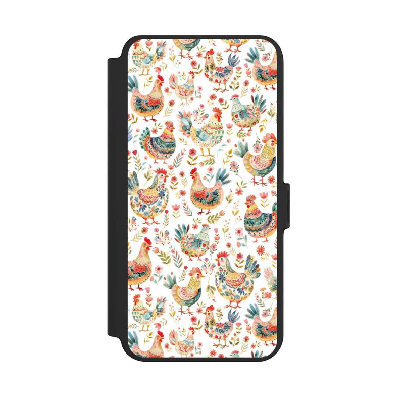 Galaxy S25 + NIVOflip Folklore Huhn mit KI