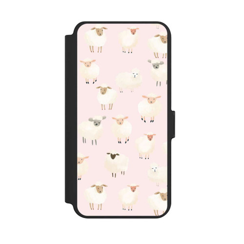 Samsung Galaxy S25+  NIVOflip Sheep Pattern Light Pink with AI