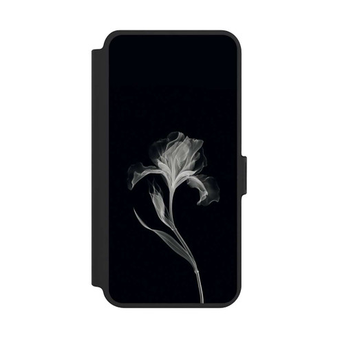 Samsung Galaxy S25+  NIVOflip Negativ Flower Grey on Black with AI