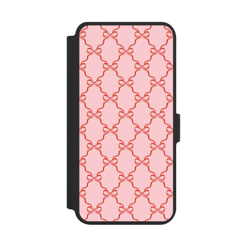 Samsung Galaxy S25+  NIVOflip Ribbons Pink Red