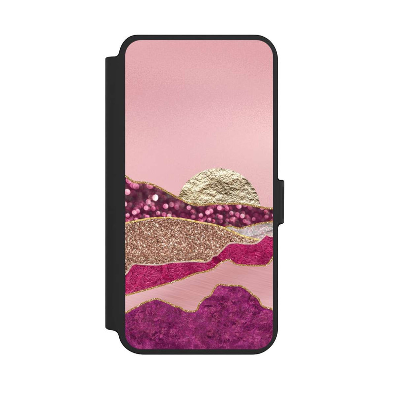 Galaxy S25 + NIVOflip Glamour Landscape Rosegold