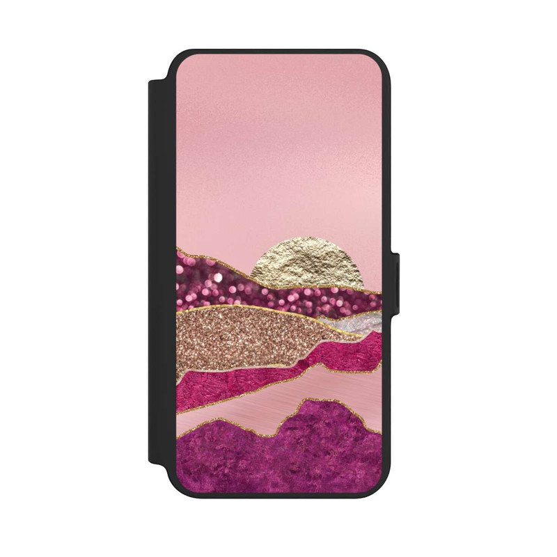 Galaxy S25 + NIVOflip Glamour Landscape Rosegold