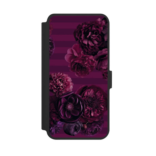 Samsung Galaxy S25+  NIVOflip Majestic Baroque Blossom Dream Burgundy Pink mit KI