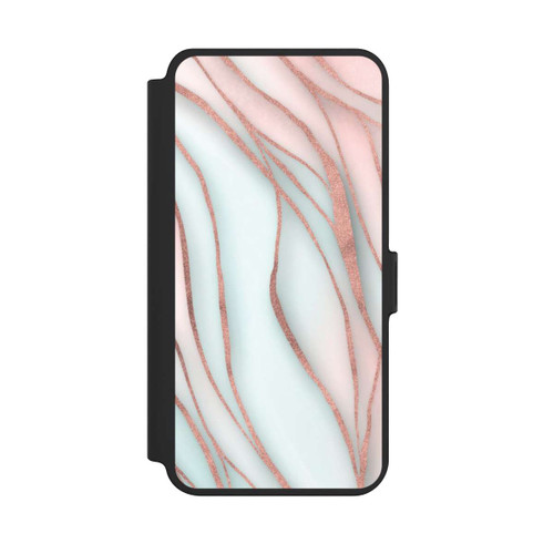Samsung Galaxy S25+  NIVOflip Soft Waves Gold Rose Gold