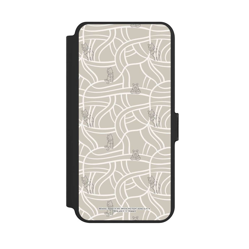 Galaxy S25 + NIVOflip Winnie the Pooh Beige Pattern