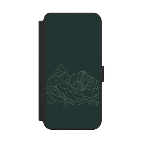 Samsung Galaxy S25+  NIVOflip Berg Line Art Grün