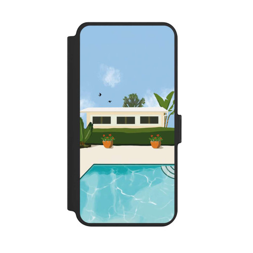 Samsung Galaxy S25+  NIVOflip California Backyard by Roberta Murray