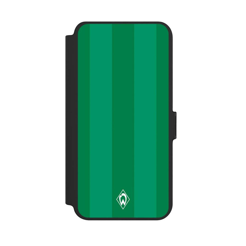 Galaxy S25 + NIVOflip Werder Bremen Grün gestreift