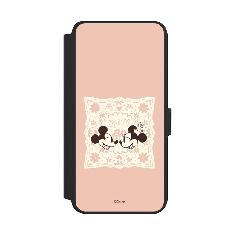 Galaxy S25 + NIVOflip Minnie and Mickey Forever pink