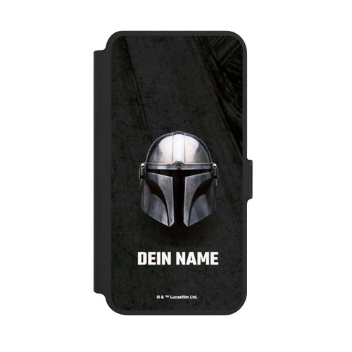 Samsung Galaxy S25+  NIVOflip Star Wars Mandalorian Black Helmet Personalisierbar