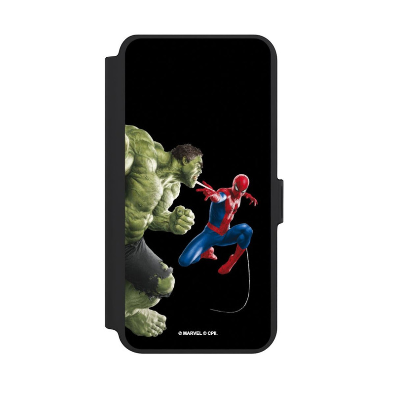 Galaxy S25 + NIVOflip Spider-Man und Hulk