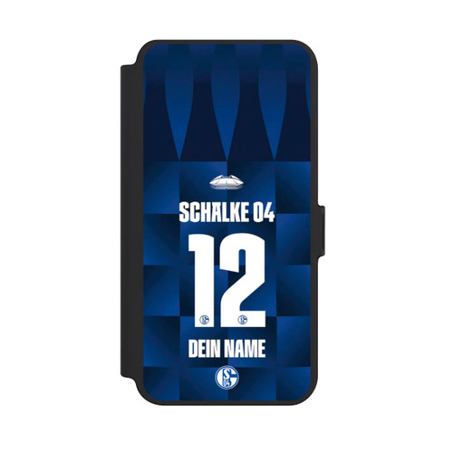 Samsung Galaxy S25+  NIVOflip Schalke 04 Trikot Personalisierbar 26-27