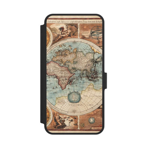 Samsung Galaxy A36 5G NIVOflip Vintage Weltkarte
