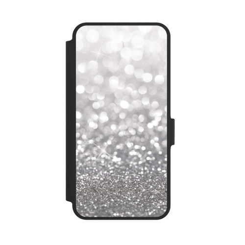 Samsung Galaxy A36 5G NIVOflip Pluie de Paillettes Argentées Look
