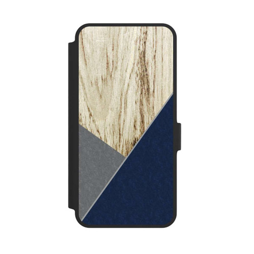 Samsung Galaxy A36 5G NIVOflip Bois Graphique Bleu