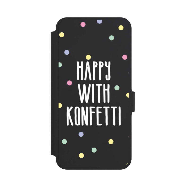 Galaxy A36 5G NIVOflip Happy with Konfetti White ohne Hintergrund