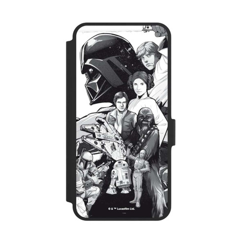 Samsung Galaxy A36 5G NIVOflip StarWars Charaktere - Schwarz-Weiß