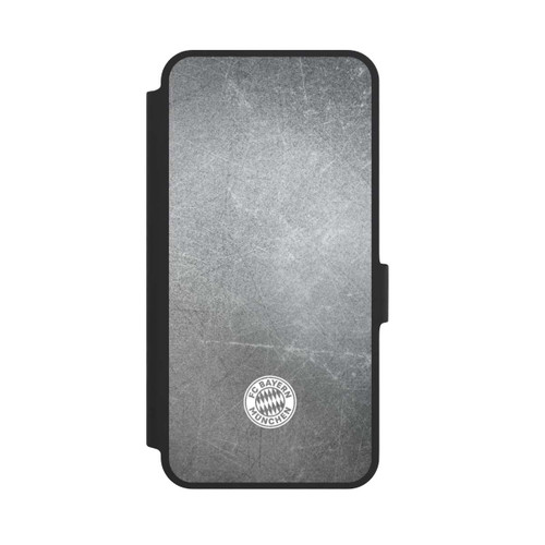 Samsung Galaxy A36 5G NIVOflip Classic FCB Logo Small - White on Metal Look