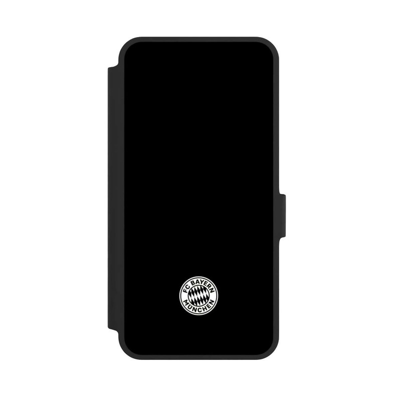 Galaxy A36 5G NIVOflip Klassisches FCB Logo Klein - Weiß auf Schwarz