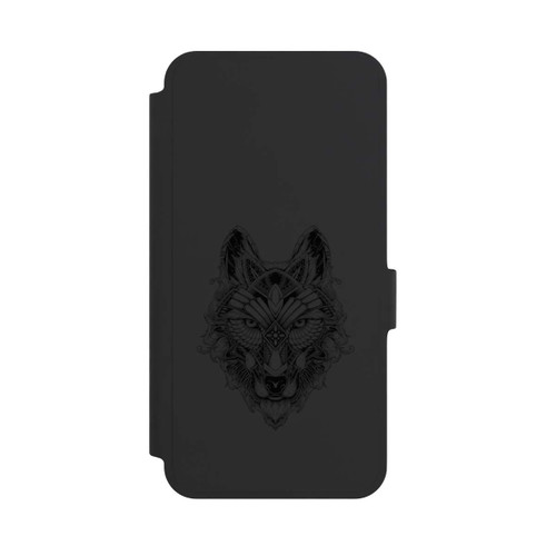 Samsung Galaxy A36 5G NIVOflip Wolf Mandala ohne Hintergrund