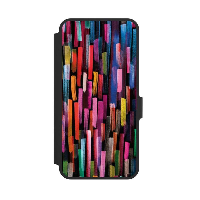 Galaxy A36 5G NIVOflip Colourful Brushstrokes Black